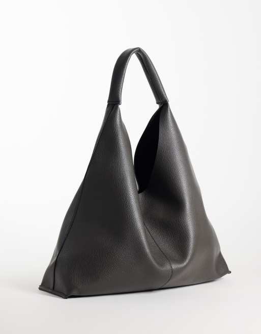 ASOS DESIGN slouchy oversized tote bag in brown, 4 of 4