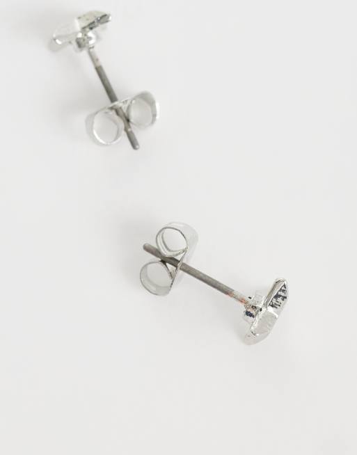 ASOS DESIGN - Sølvfarvede ørestikker med stjernedesign, 3 af 4