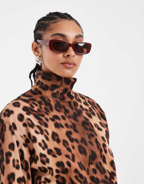 ASOS DESIGN - Småblomstret jakke med høj ståkrave og puf-design - Del af sæt - view 1