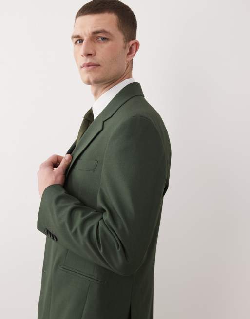 ASOS DESIGN - Smal colbert in donkergroen, 4 van 5