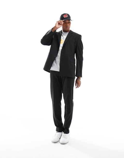 ASOS DESIGN - Smal colbert in zwart, 4 van 5