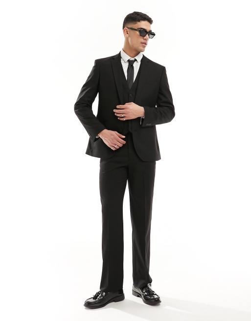 ASOS DESIGN - Smal colbert in zwart