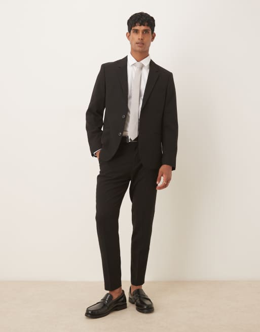 ASOS DESIGN - Smal colbert in zwart, 2 van 5