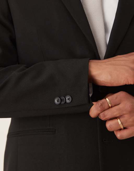 ASOS DESIGN - Smal colbert in zwart, 5 van 5