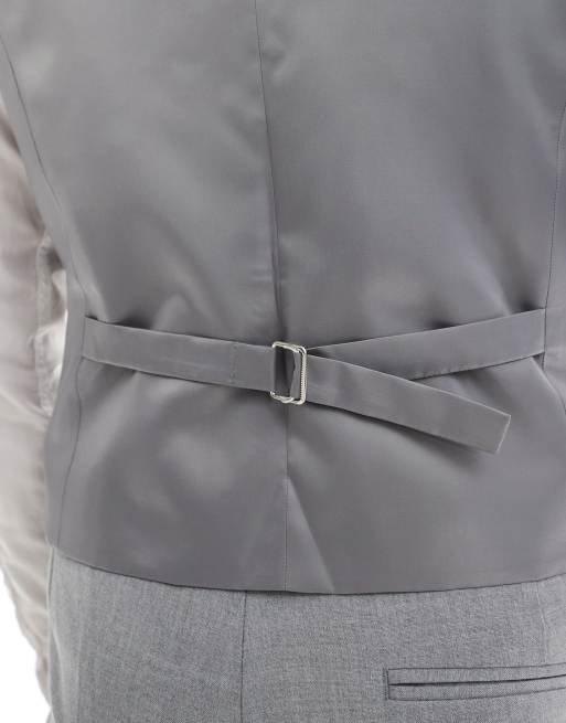 ASOS DESIGN - Smal gilet in grijs, 5 van 5