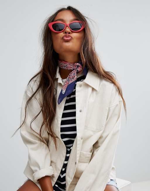 ASOS DESIGN small pointy cat eye sunglasses, 3 of 4