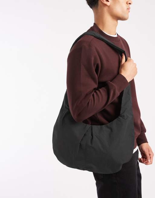 ASOS DESIGN small sling cross body bag in black, 4 of 4