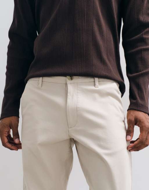 ASOS DESIGN - Smalle chino in kiezelkleur, 4 van 5
