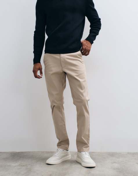 ASOS DESIGN - Smalle chino's in beige - view 1