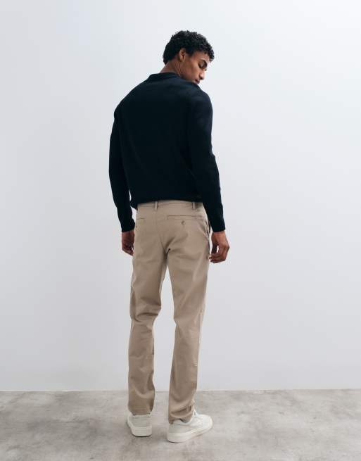 ASOS DESIGN - Smalle chino's in beige, 3 van 5