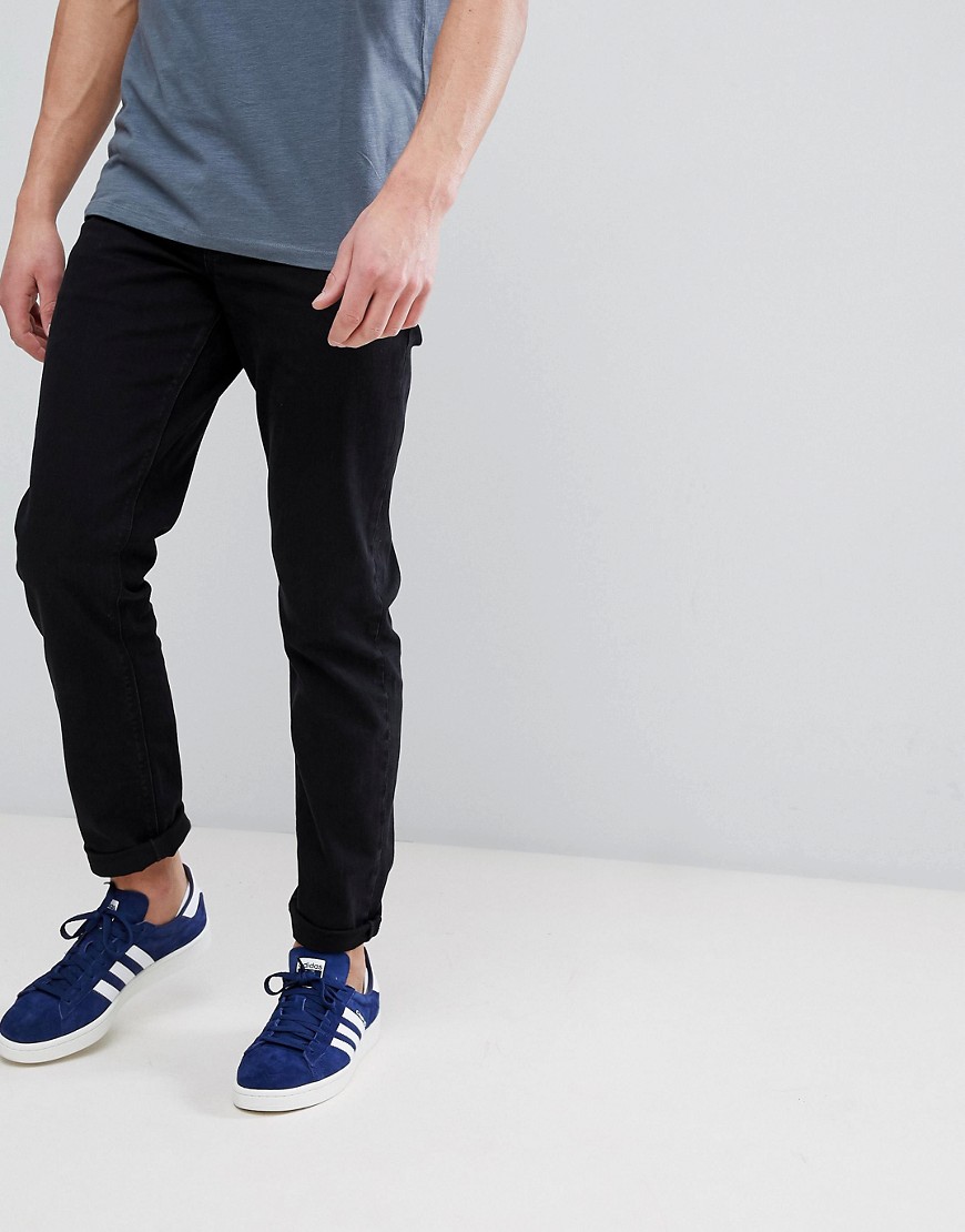 ASOS DESIGN - Smalle jeans in zwart