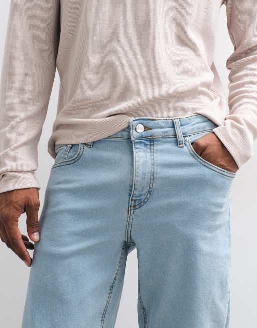 ASOS DESIGN - Smalle jeans met stretch in lichtblauwe wassing, 3 van 5