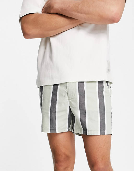 Asos Short grijs-groen casual uitstraling Mode Broeken Shorts 