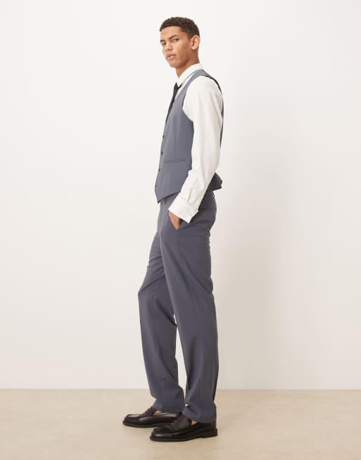 ASOS DESIGN - Smalle pantalon in donkerblauw, 3 van 5