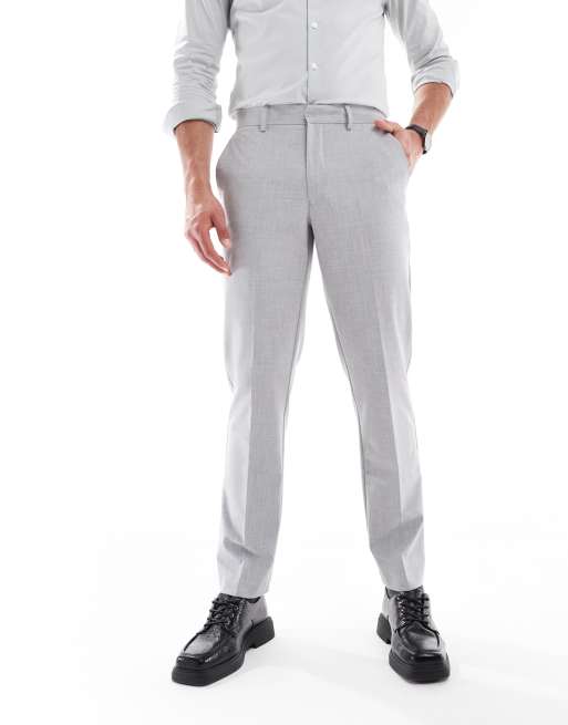ASOS DESIGN - Smalle pantalon in grijs, 2 van 5