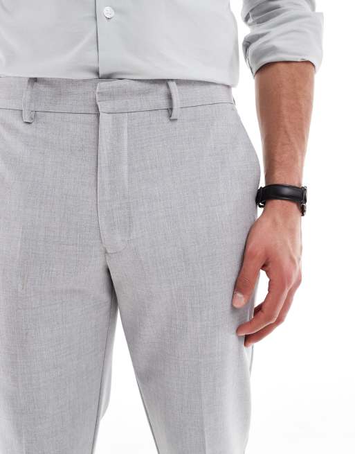ASOS DESIGN - Smalle pantalon in grijs, 4 van 5