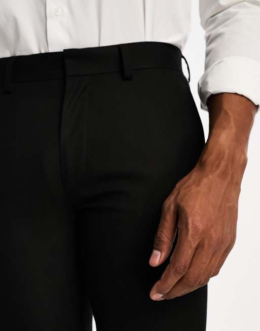 ASOS DESIGN - Smalle pantalon in zwart, 4 van 5