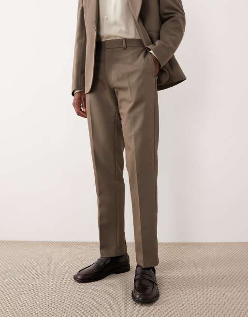 ASOS DESIGN - Smalle pantalon van keperstof in kaki, 2 van 5