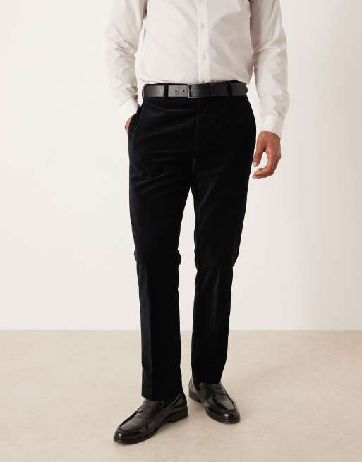 ASOS DESIGN - Smalle smoking pantalon van katoenen fluweel, 2 van 5