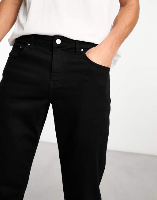 ASOS DESIGN - Smalle stretchjeans in niet vervagend zwart , 2 van 4