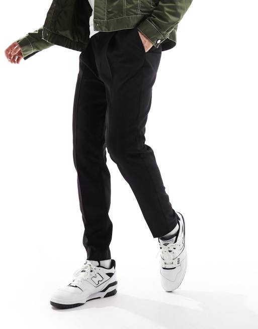 ASOS DESIGN - Smaltoelopende nette broek in zwart, 4 van 5