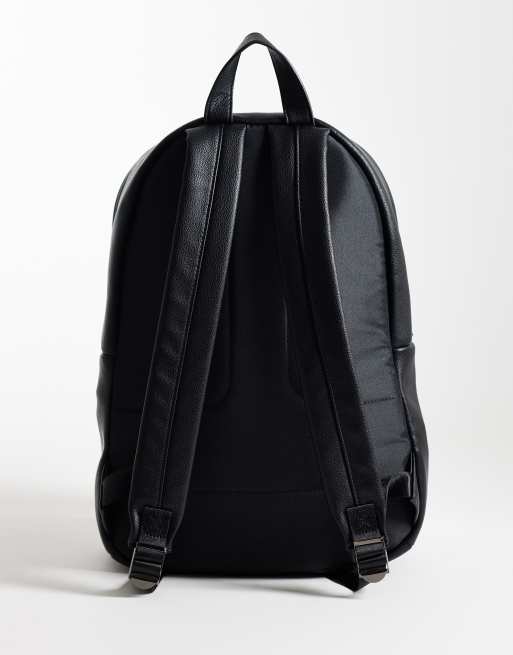 asos smart leather backpack La Mre Luxe Petite Black the La Mre petite has got you covered Full-Grain Pebbled Leather Casual Travel
