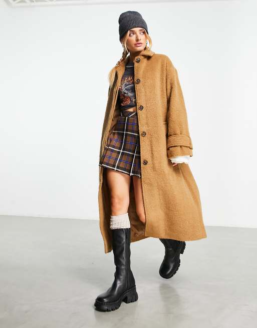 Asos camel coat clearance women's