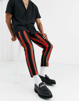 black smart cigarette trousers