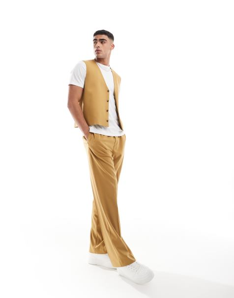 ASOS DESIGN smart co-ord in mustard - view 1