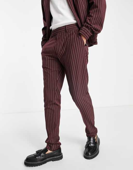 Asos mens sales striped trousers