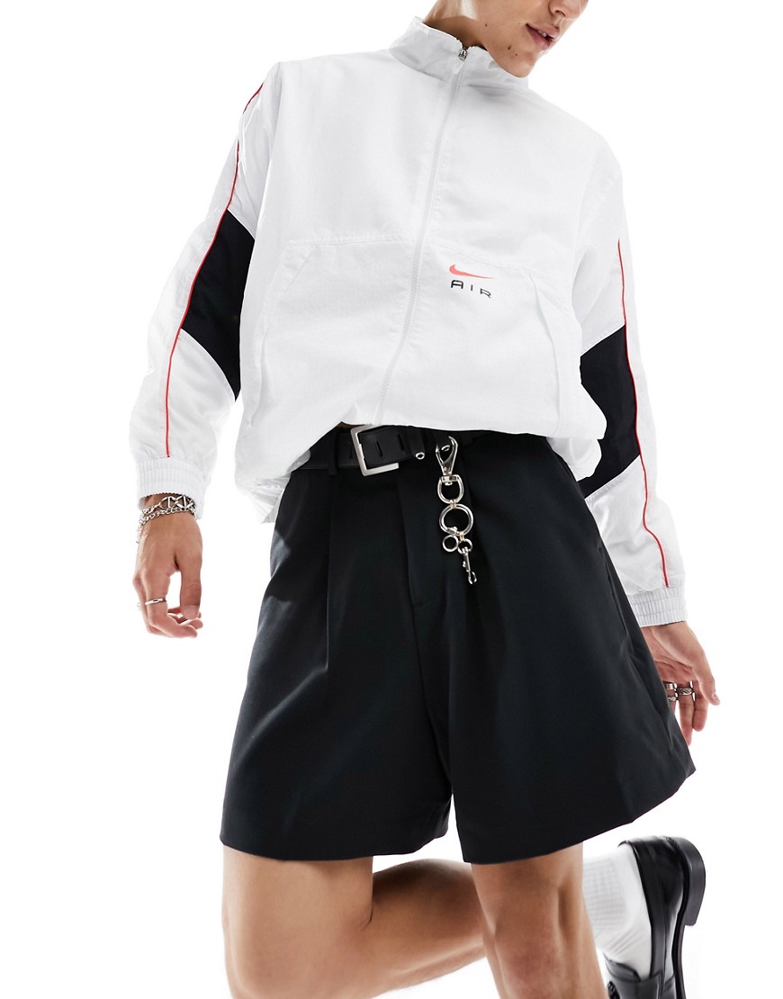 ASOS DESIGN smart cropped bermuda shorts in black