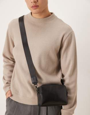 ASOS DESIGN ASOS DESIGN smart crossbody bag in black