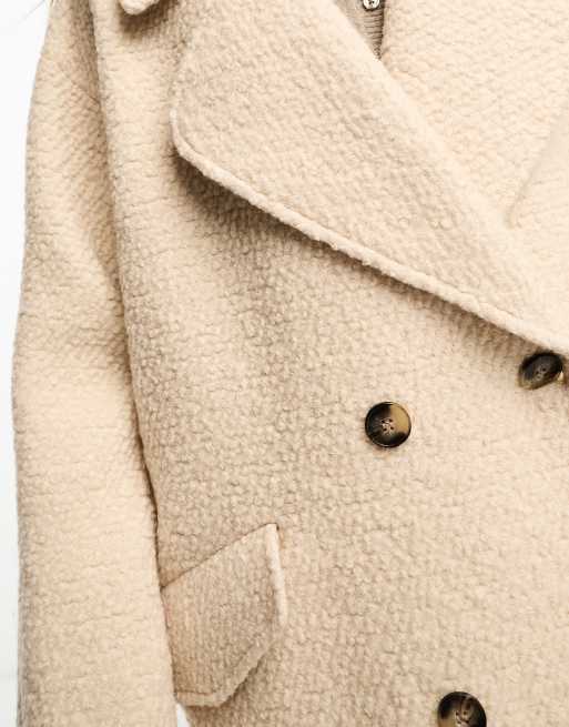 Asos wool hot sale coat womens