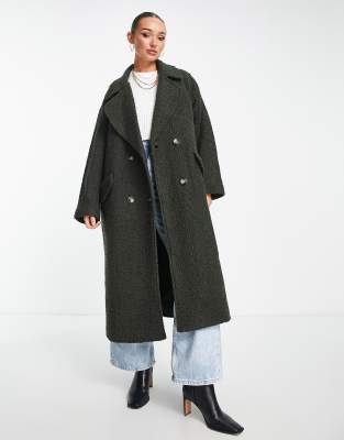 Asos boucle outlet coat