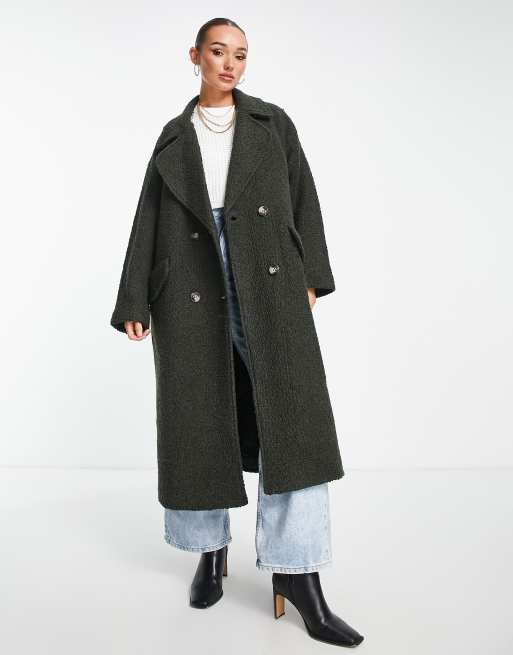 Bouclé Wool Coat