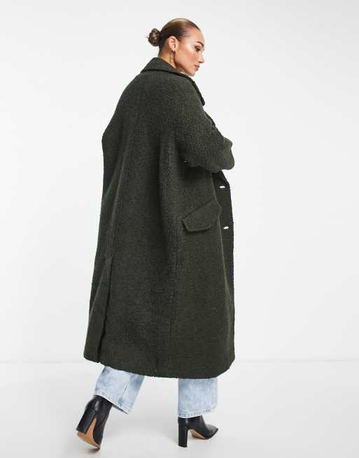 Asos wool coat womens sale