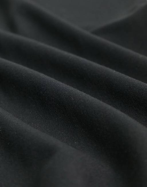 ASOS DESIGN smart extreme wide leg trousers in black