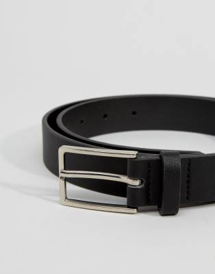 slim black belt