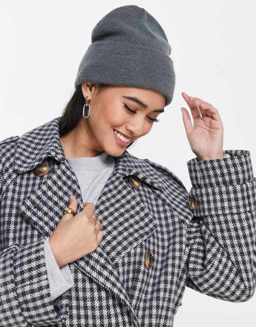 Asos check coat top