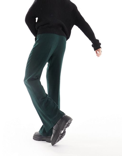 Buy Asos Design women tall solid drawstring pajama pants green Online