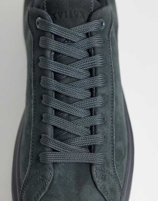 ASOS DESIGN smart lace up sneakers in navy, 4 of 5