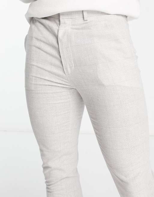 Linen hot sale skinny trousers