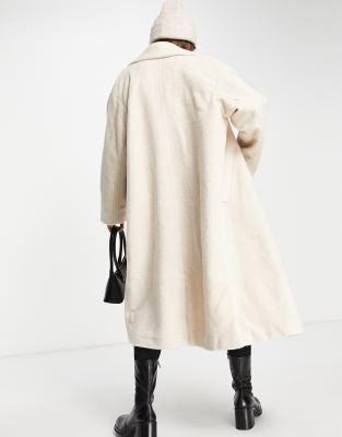 DESIGN Smart Oversized on sale Boucle Coat - Camel