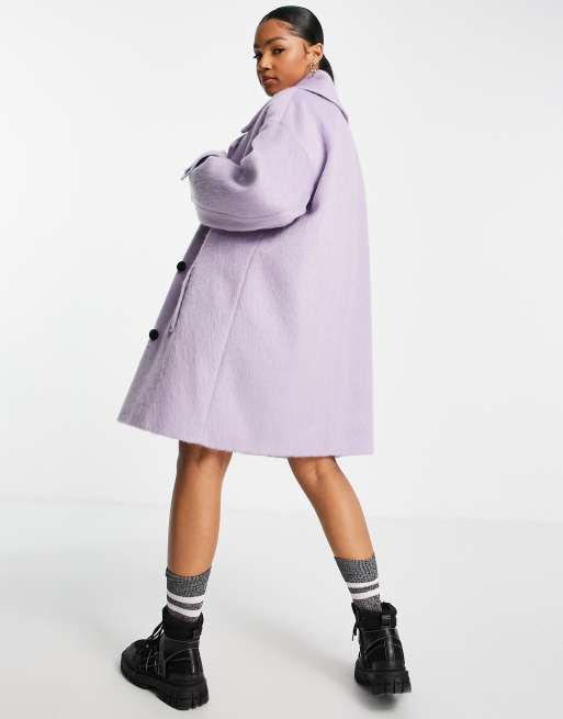 Lilac peacoat sales