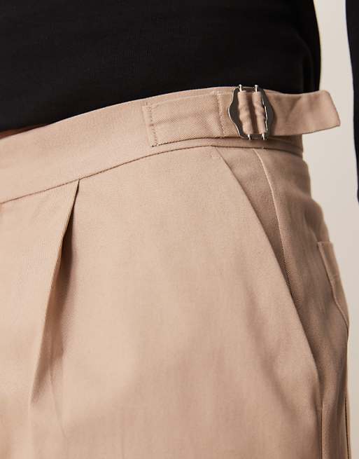 ASOS DESIGN smart oversized tapered cotton chino pants with ASOS DESIGN smart oversized tapered cotton chino pants with