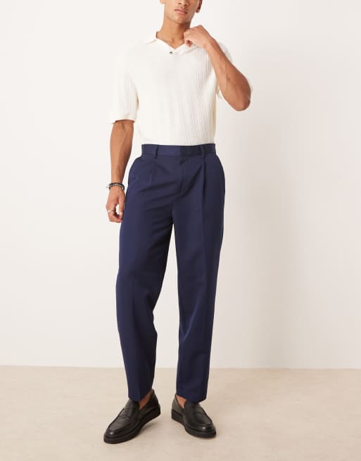 ASOS DESIGN smart oversized tapered trousers