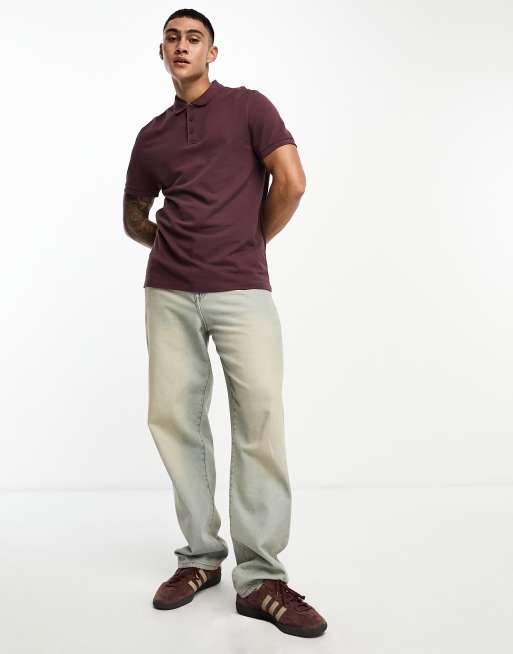 Burgundy polo deals pants