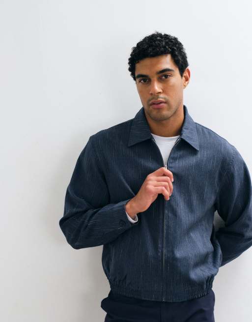 ASOS DESIGN tapered smart set in navy, 2 of 3