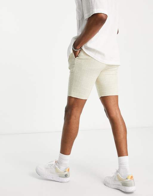 ASOS DESIGN chino short in stone