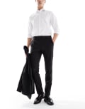 [ASOS DESIGN] ASOS DESIGN smart skinny fit pants in black W36 L32 BLACK